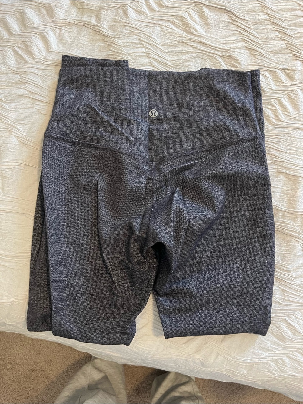 lululemon athletica Women Heathered Charcoal Leggings